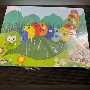 Creative Kids Caterpillar wood puzzle!